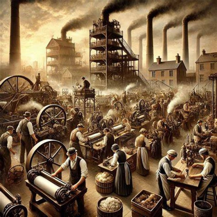 How did the Industrial Revolution lead to economic growth?