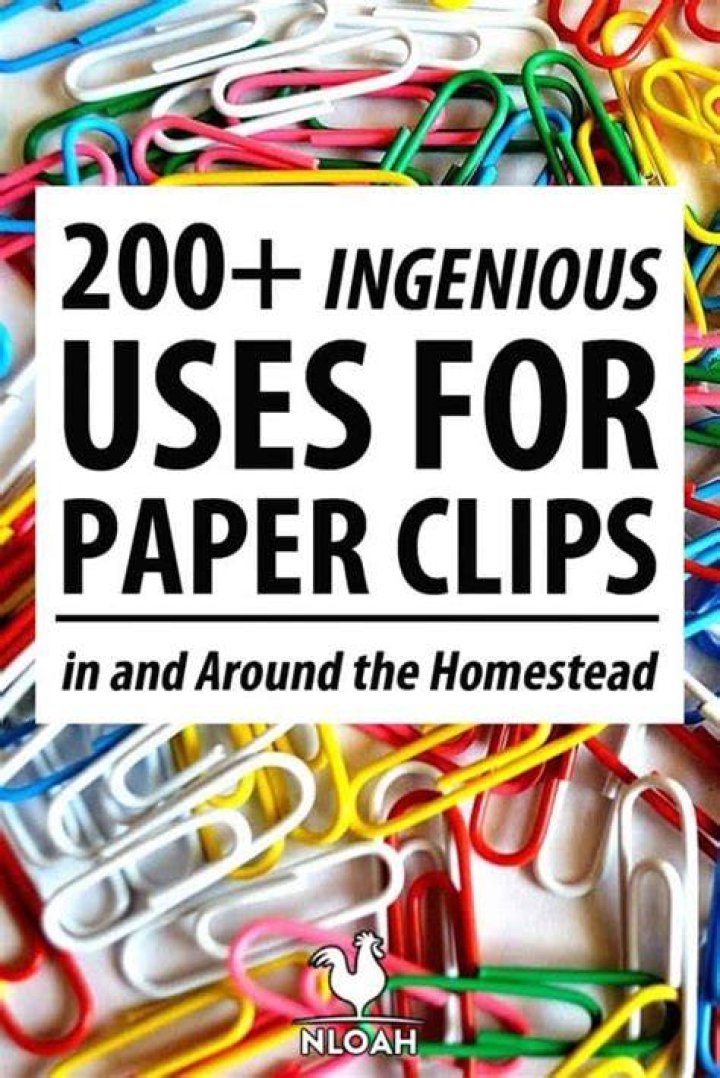 How many uses are there for a paper clip?