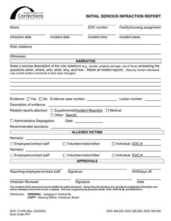 How serious is an infraction?