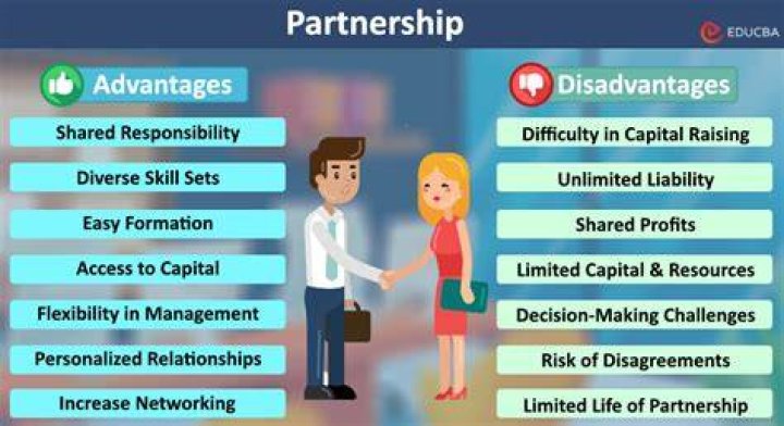 What are the advantages of being in a partnership?