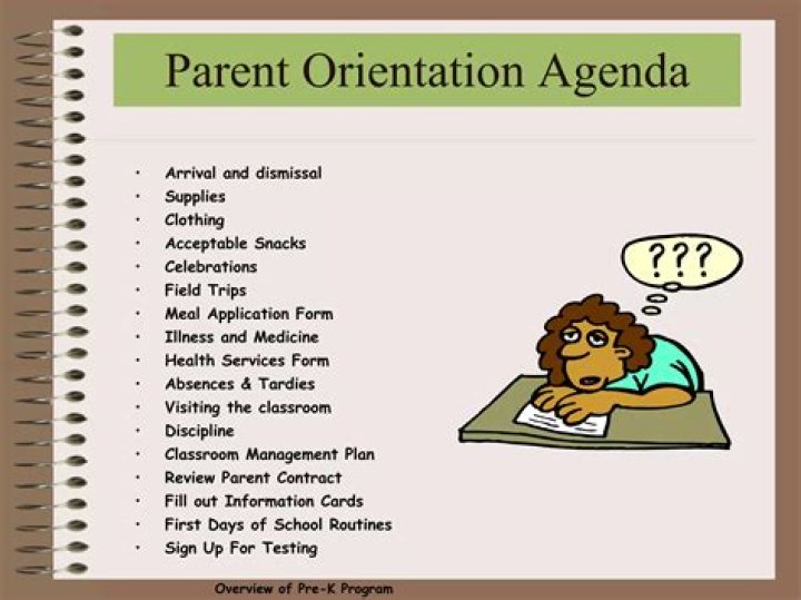 What do you talk about during orientation?
