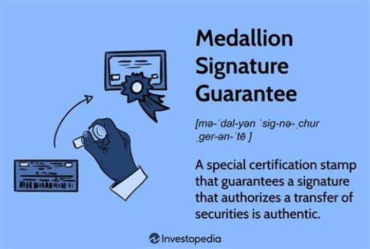 What is the purpose of a Medallion Signature Guarantee?