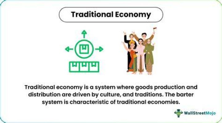 What makes a traditional economy?